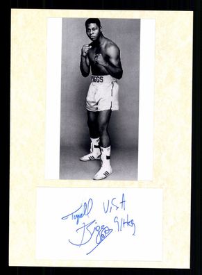 Tyrell Biggs Amateurweltmeister 1982 Boxen Original Signiert + G 38088