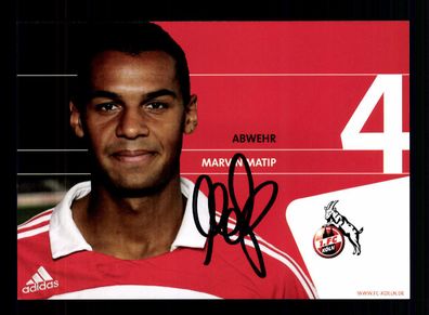 Marvin Matip Autogrammkarte 1 FC Köln 2007-08 Original Signiert + A 225669