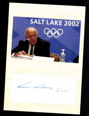 Marc Hodler 1918-2006 1993-1997 Vizepräsident der IOC Original Signiert + G 38087