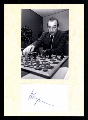Viktor Kortschnoi 1931-2016 Schach Olympiasieger 1960 Original Signiert + G 38079