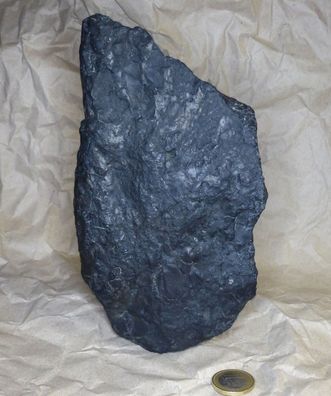 Riesige Schungit "Shungit" Skulptur 18,3 cm; 1616 g aus Russland - Karelien