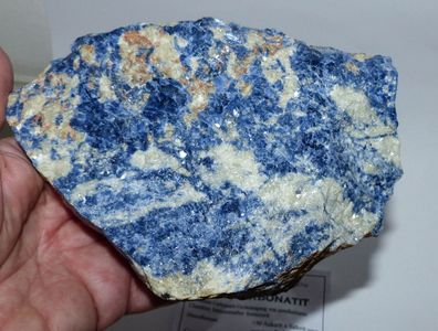 Seltene Sodalith - Burbankit Stufe 15,2 cm; 835 g - absolute Rarität