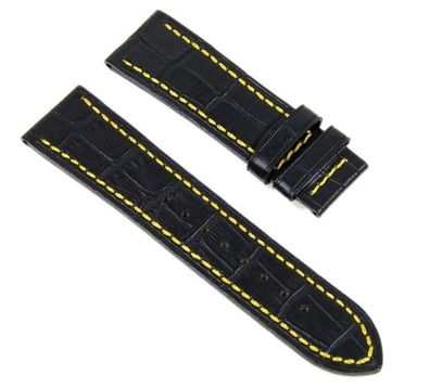 Festina Ersatzband Uhrenarmband Leder Band 23mm schwarz/ Gelb F16232/3 F16232/ *