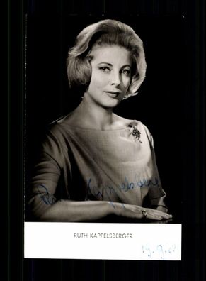 Ruth Kappelsberger Autogrammkarte Original Signiert + F 13261