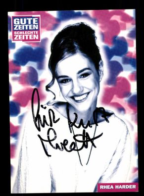 Rhea Harder Gute Zeiten Schlechte Zeiten Autogrammkarte Original Sign. + F 13675