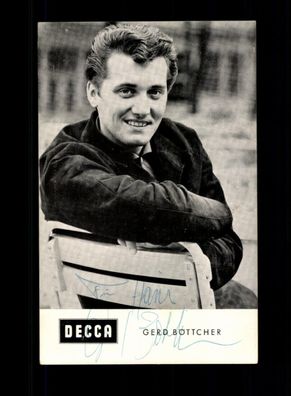 Gerd Böttcher Autogrammkarte Original Signiert + M 8853