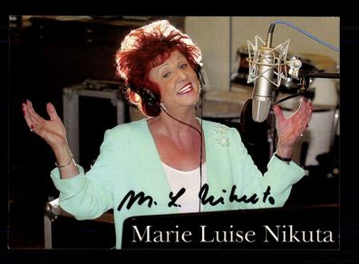 Marie Luise Nikuta Autogrammkarte Original Signiert + M 9012