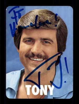 Tony Autogrammkarte Original Signiert + M 9063