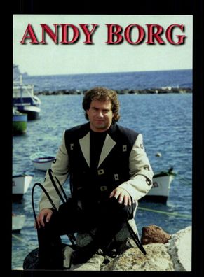 Andy Borg Autogrammkarte Original Signiert + M 9076