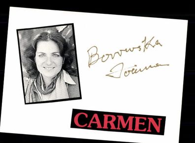 Joanna Borowska Musical Carmen Original Signiert + M 9214