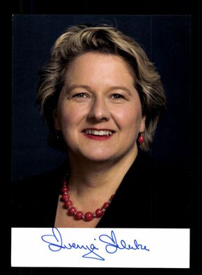 Svenja Schulze Bundesministerin Autogrammkarte Original Sign. + 10167