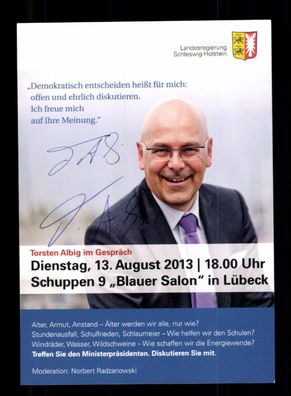 Tosten Albig Ministerpräsident des Landes Schleswig Holstein 2012-2017 + 10259