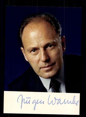Jürgen Warnke 1932-2013 Bundesminister Autogrammkarte Original Signiert + 10288