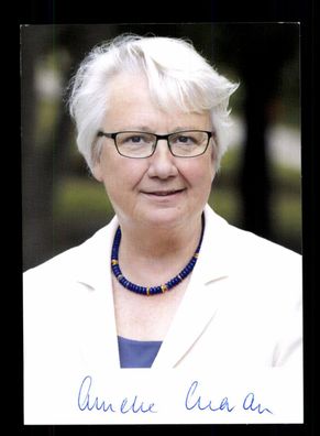 Annette Schavan Bundesministerin Autogrammkarte Original Signiert + 10429
