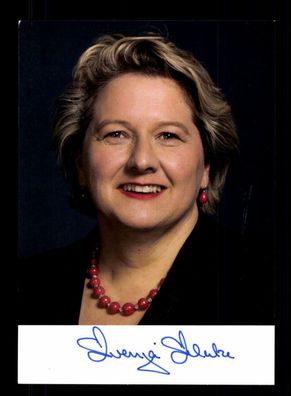 Svenja Schulze Bundesministerin Autogrammkarte Original Sign. + 10168
