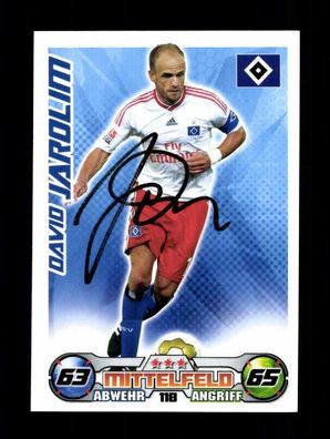 David Jarolim Hamburger SV Match Attax Card Original Signiert+ A 225743