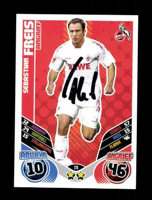 Sebastian Freis 1 FC Köln Match Attax Card Original Signiert + A 225893