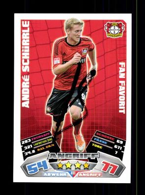 Andre Schürrle Bayer Leverkusen Match Attax Card Original Signiert + A 225996