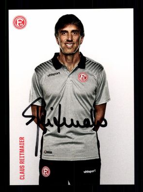 Claus Reitmaier Autogrammkarte Fortuna Düsseldorf 2017-18 Original Sign + A 225646