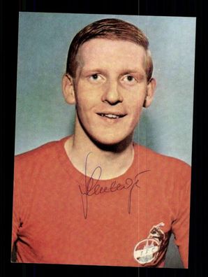 Karl Heinz Schnellinger Autogrammkarte 1 FC Köln Spieler 60er Jahre Original Sig