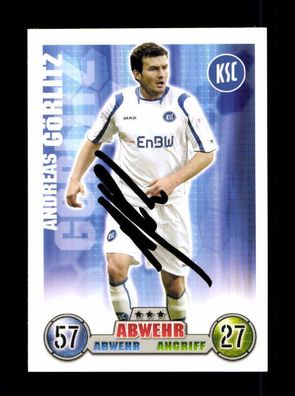 Andreas Görlitz Karlsruher SC Match Attax Card Original Signiert+ A 225675