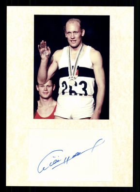 Willi Holdorf 1940-2020 Olympiasieger 1964 Zehnkampf Original Signiert + G 38102