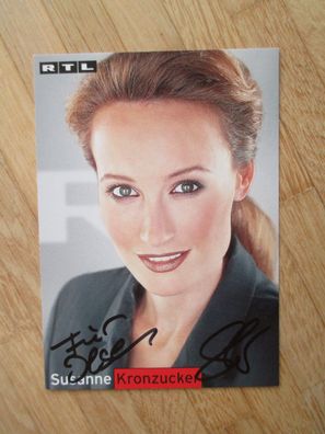 RTL Fernsehmoderatorin Susanne Kronzucker - handsigniertes Autogramm!!!