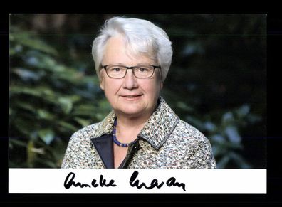 Annette Schavan Bundesministerin Autogrammkarte Original Signiert + 10431