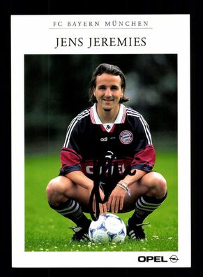 Jens Jeremies Autogrammkarte Bayern München 1998/99 Original Signiert