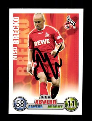 Miso Brecko 1 FC Köln Match Attax Card Original Signiert + A 225888