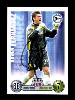 Rowen Fernandez Arminia Bielefeld Match Attax Card Original Signiert + A 225900