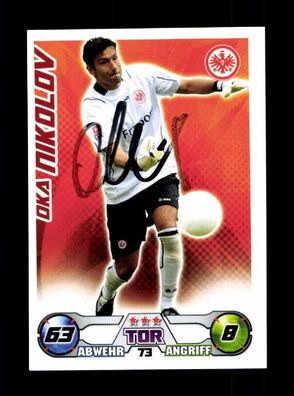 Oka Nikolov Eintracht Frankfurt Match Attax Card Original Signiert + A 225901