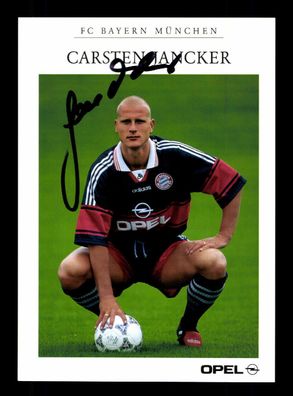 Carsten Jancker Autogrammkarte Bayern München 1998-99 Original Signiert