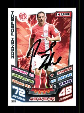 Zdenek Pospech FSV Mainz 05 Match Attax Card Original Signiert + A 226009