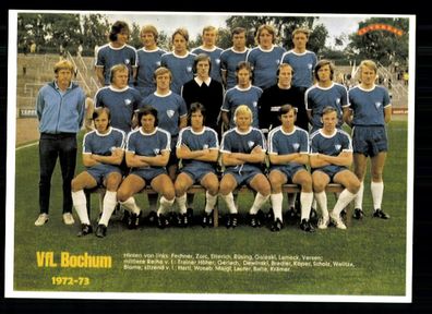 VFL Bochum Mannschaftskarte 1972-73