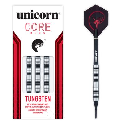Unicorn Core Plus Tungsten Style 1 Softdarts, 1 Satz / 18 Gr.