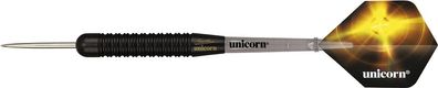 Unicorn Black Brass Gary Anderson Steel Darts, 25 Gr. / Inhalt 1 Stück