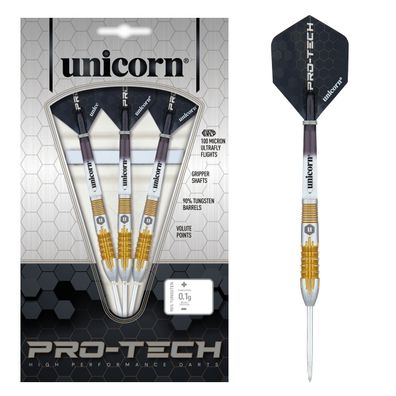 Unicorn Pro-Tech Style 1 Steel Darts, 1 Satz / 24 Gr.