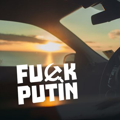 Auto Aufkleber "Fuck Putin" Ukraine Krieg Tuning Sticker Vinyl #0196