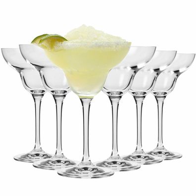 Krosno Mixology Gläser für Cocktail Margarita | Set 6 | 270 ml | Spülmaschine
