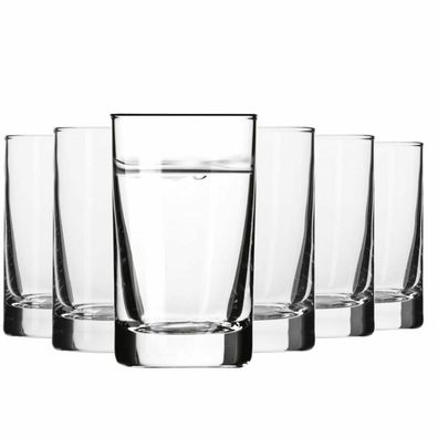 Krosno Shot Gläser für Vodka Schnaps Likör | Set 6 | 50 ml | Spülmaschine