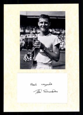 Ted Schroeder 1921-2006 Wimbledonsieger 1949 Original Signiert + G 38086