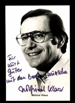 Wilfried Klaus Autogrammkarte Original Signiert + F 13592