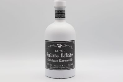 Lottas Sahne-Likör salziges Karamell 0,5 Liter 16% Vol.