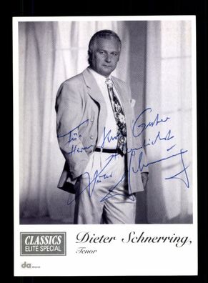 Dieter Schering Autogrammkarte Original Signiert + M 8849
