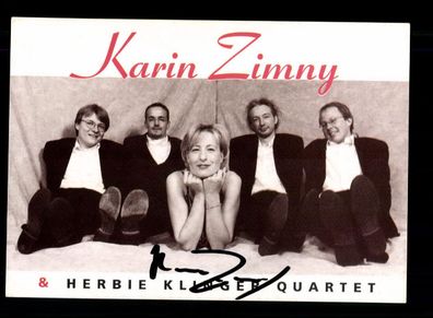 Karin Zimny Autogrammkarte Original Signiert + M 8861