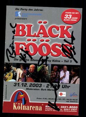 Bläck Fööss Autogrammkarte Original Signiert + M 8891