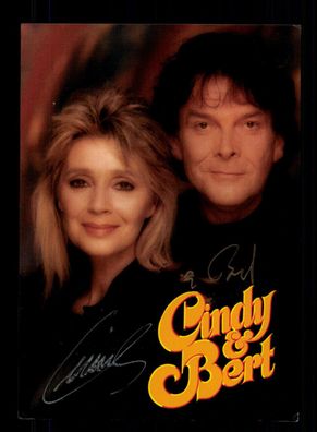 Cindy und Bert Autogrammkarte Original Signiert + M 8980