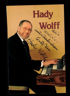 Hardy Wolff Autogrammkarte Original Signiert + M 9098