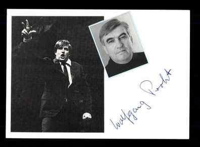 Wolfgang Probst Oper Klassik Original Signiert + M 9201